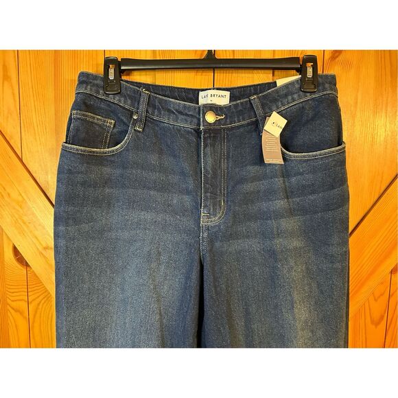 Lane Bryant Jeans Womens Size 14 Capri Boyfriend Dark Wash nwt (0911) - Picture 4 of 10